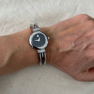 MOVADO harmony ladies watch stainless steel bracelet with diamonds